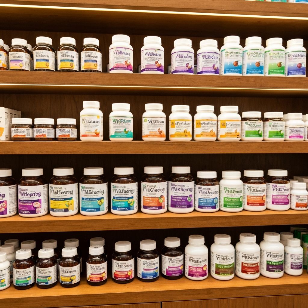 Wellness product selection display
